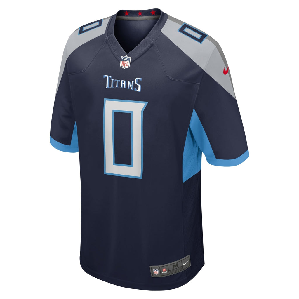 Tennessee Titans Calvin Ridley Navy Game Player Jersey