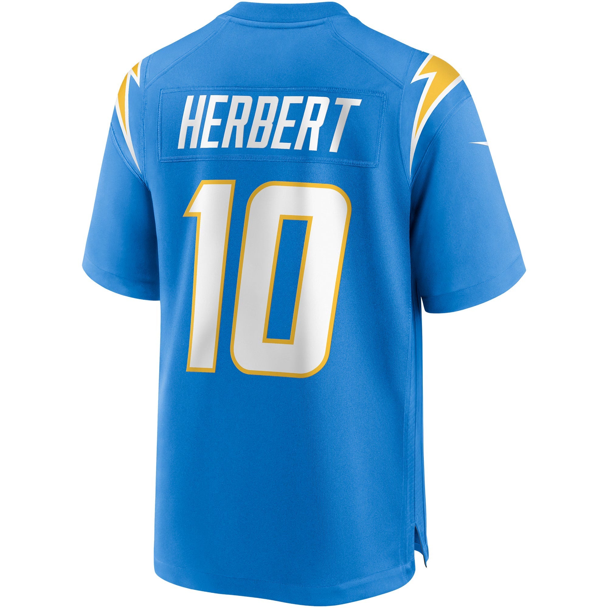 Los Angeles Chargers Justin Herbert Powder Blue Player Game Jersey