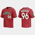 #96 FELIPE GONZALEZ MEXICO BASEBALL 2023 WORLD BASEBALL CLASSIC REPLICA JERSEYC RED Stitches Baseball Jerseys