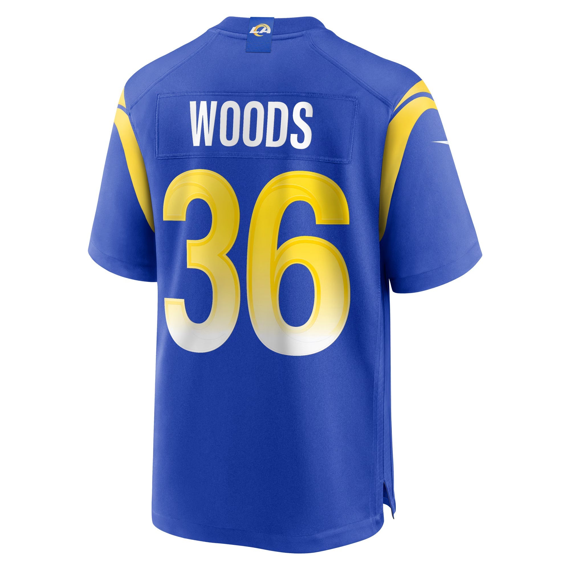 Los Angeles Rams Charles Woods Royal Game Jersey