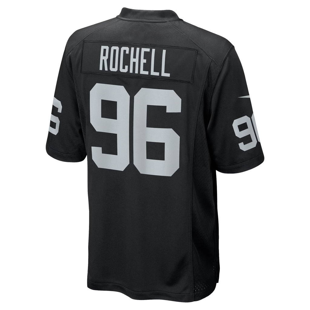Las Vegas Raiders Isaac Rochell Black Team Game Jersey