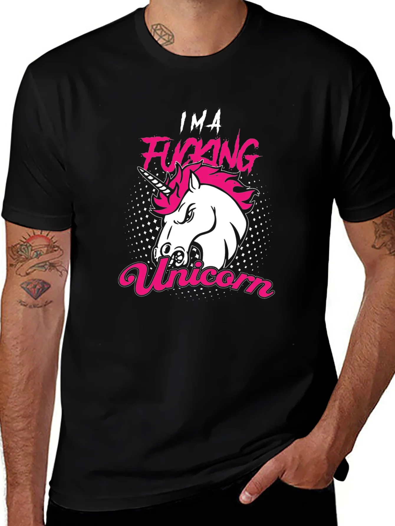 Im A Fucking Unicorn Funny Graphic T-Shirt