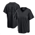 San Diego Padres #23 Fernando Tatas Jr. Pitch Black Fashion Replica Player Jersey - Black Baseball Jerseys