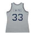 G.Hoyas #33 Patrick Ewing 1983-84 Swingman Player Jersey - Gray Stitched American College Jerseys