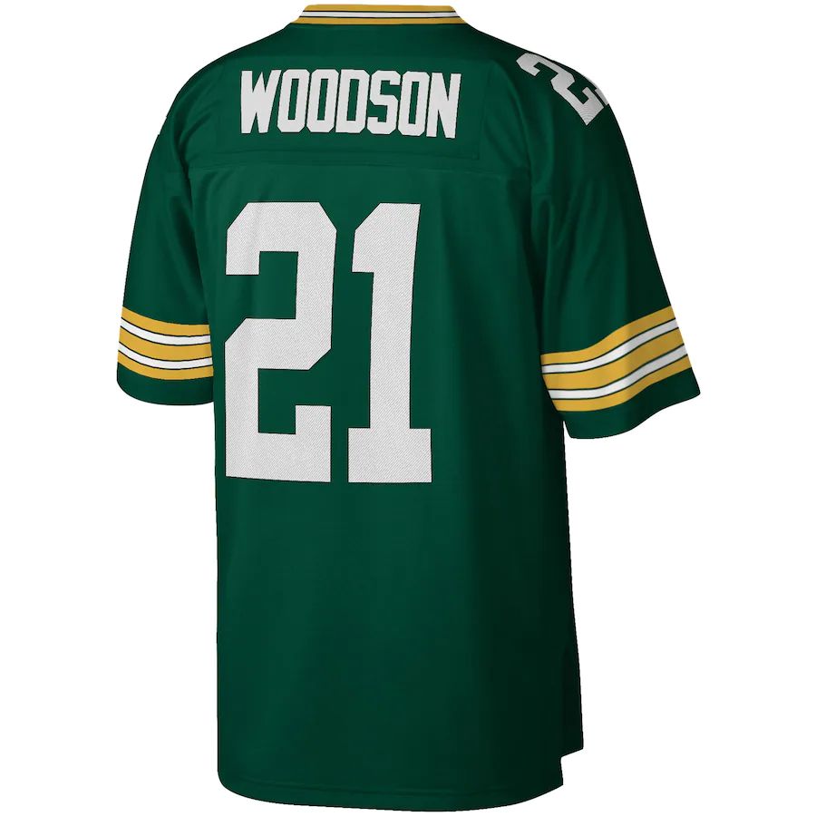 GB.Packers #21 Charles Woodson Green 2010 Legacy Replica Jersey Stitched American Football Jerseys