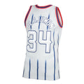 H.Rockets #34 Hakeem Olajuwon 1996-97 Hardwood Classics Reload 2.0 Swingman Jersey Gray Stitched American Basketball Jersey