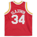 H.Rockets #34 Hakeem Olajuwon Infant 1993-94 Hardwood Classics Retired Player Jersey Red Stitched American Basketball Jersey