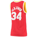 H.Rockets #34 Hakeem Olajuwon 1993-94 Hardwood Classics Swingman Jersey Red Stitched American Basketball Jersey