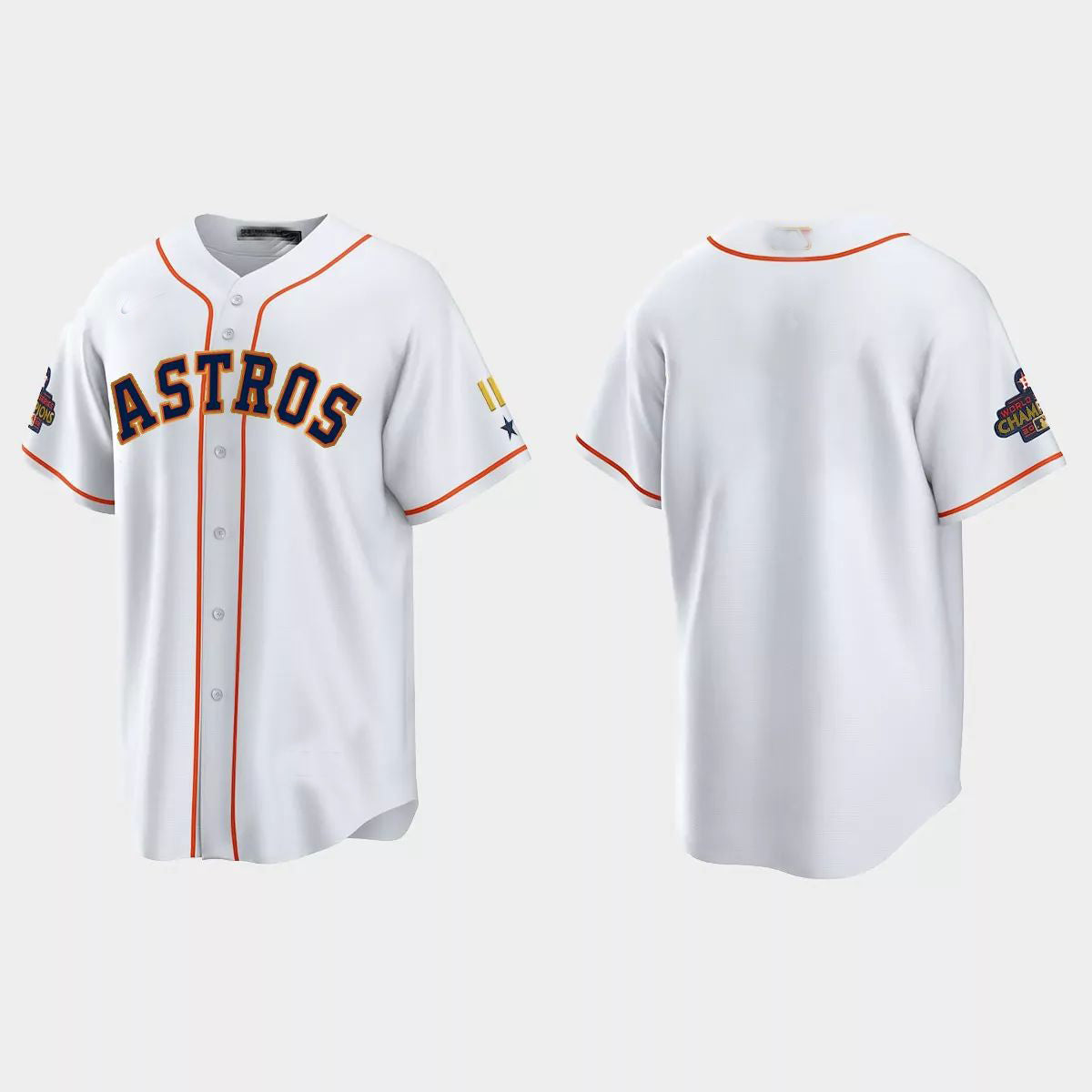 Houston Astros 2023 Gold Program JerseyC White Stitches Baseball Jerseys
