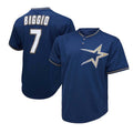 Houston Astros #7 Craig Biggio 1991 Cooperstown Collection Mesh Pullover Jersey - Navy Baseball Stitched Jerseys