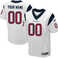 Custom H.Texans White Elite Jersey Stitched American Football Jerseys