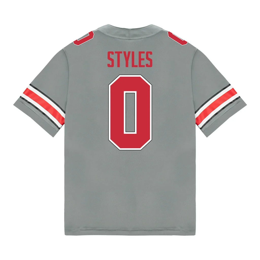 Sonny Styles Ohio State Buckeyes Jersey  Grey