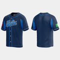 ITALY BASEBALL 2023 WORLD BASEBALL CLASSIC JERSEYC NAVY Stitches Baseball Jerseys