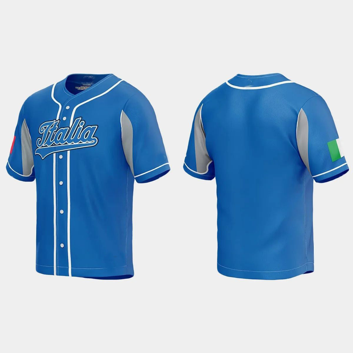 ITALY BASEBALL 2023 WORLD BASEBALL CLASSIC JERSEYC ROYAL Stitches Baseball Jerseys