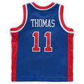 D.Pistons #11 Isaiah Thomas Infant 1988-89 Hardwood Classics Retired Player Jersey Blue Stitched American Basketball Jersey