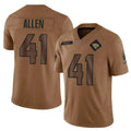J.Jaguars #41 Josh Hines-Allen Player Brown Salute To Service Limited Football Jerseys