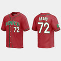 #72 JAVIER ASSAD MEXICO BASEBALL 2023 WORLD BASEBALL CLASSIC REPLICA JERSEYC RED Stitches Baseball Jerseys