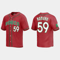 #59 JOJO ROMERO MEXICO BASEBALL 2023 WORLD BASEBALL CLASSIC REPLICA JERSEYC RED Stitches Baseball Jerseys