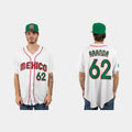 #62 JONATHAN ARANDA MEXICO BASEBALL 2023 WORLD BASEBALL CLASSIC JERSEYC WHITE Stitches Baseball Jerseys