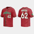 #62 JONATHAN ARANDA MEXICO BASEBALL 2023 WORLD BASEBALL CLASSIC REPLICA JERSEYC RED Stitches Baseball Jerseys