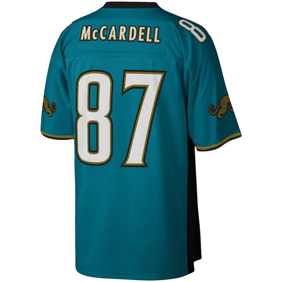 J.Jaguars #87 Keenan McCardell Teal Legacy Replica Jersey Stitched American Football Jerseys
