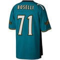 J.Jaguars #71 Tony Boselli Teal Legacy Replica Jersey Stitched American Football Jerseys