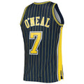 IN.Pacers #7 Jermaine O'Neal 2003-04 Hardwood Classics Swingman Jersey Navy Stitched American Basketball Jersey