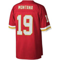 KC.Chiefs #19 Joe Montana Red 1994 Legacy Player Replica Jersey Stitched American Football Jerseys