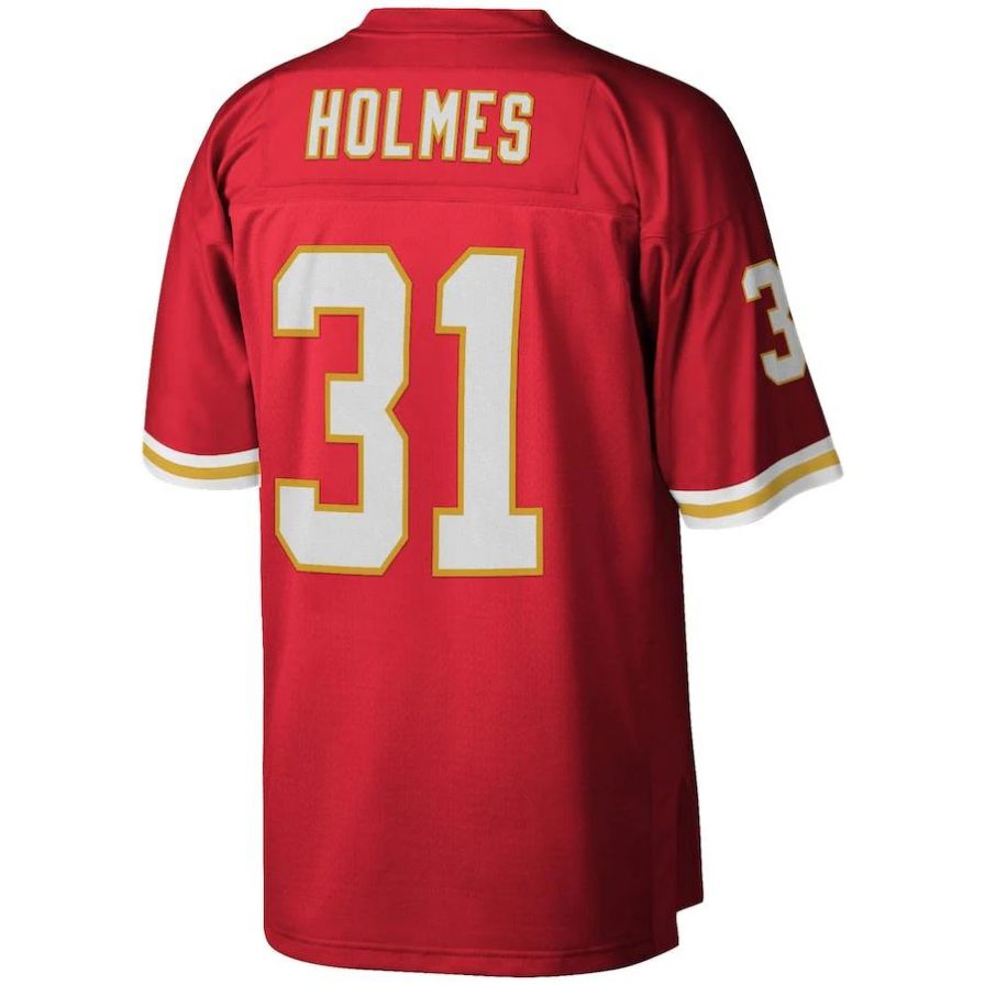 KC.Chiefs #31 Priest Holmes Red 2002 Legacy Replica Player Jersey Stitched American Football Jerseys