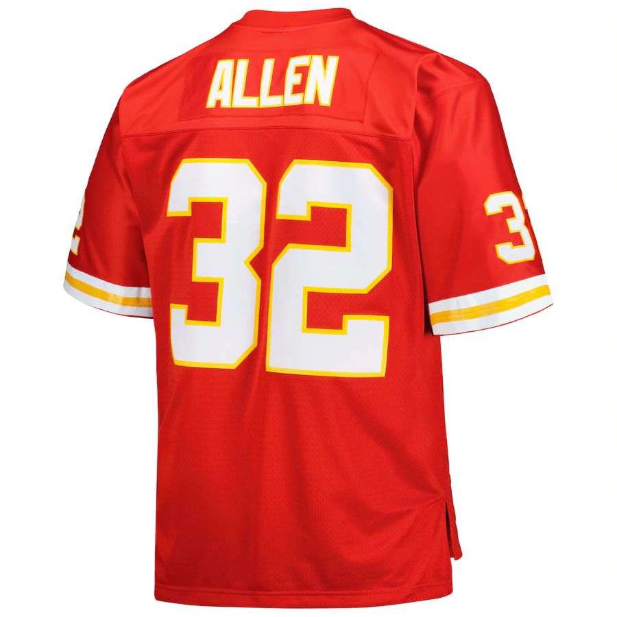 KC.Chiefs #32 Marcus Allen Red Big & Tall 1994 Retired Player Replica Jersey Stitched American Football Jerseys