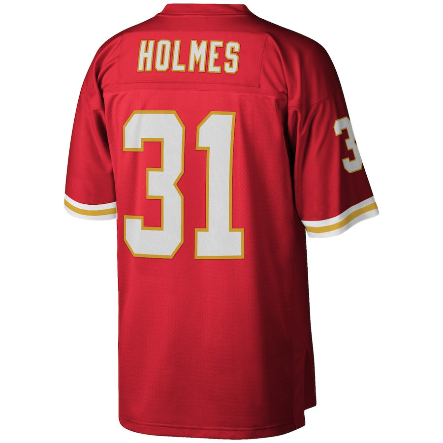 KC.Chiefs #31 Priest Holmes Red 2002 Legacy Replica Jersey Stitched American Football Jerseys