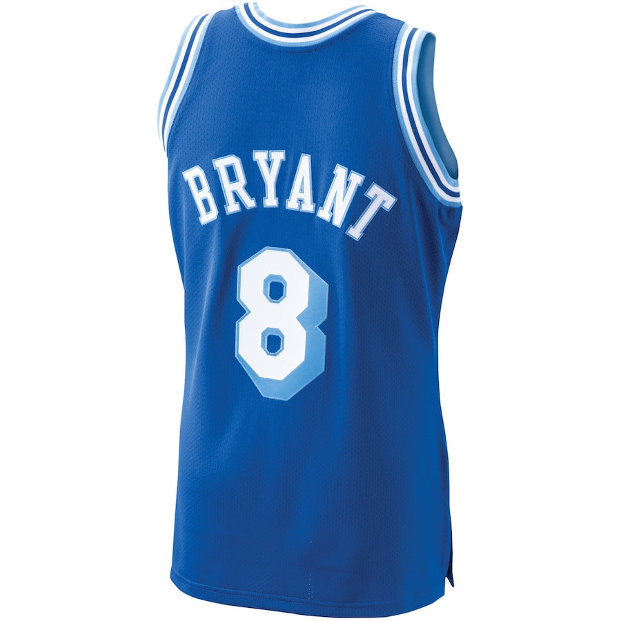 LA.Lakers #8 Kobe Bryant 1996-97 Hardwood Classics Authentic Player Jersey Royal Stitched American Basketball Jersey