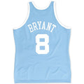 LA.Lakers #8 Kobe Bryant 2004-2005 Authentic Jersey Light Blue Stitched American Basketball Jersey