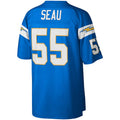 LA.Chargers #55 Junior Seau Powder Blue Legacy Replica Jersey Stitched American Football Jerseys