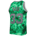 B.Celtics #33 Larry Bird 1985-86 Galaxy Swingman Jersey Kelly Green Stitched American Basketball Jersey