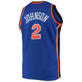 NY.Knicks #2 Larry Johnson Big & Tall Hardwood Classics Swingman Jersey Blue Stitched American Basketball Jersey