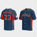 #23 Lars Nootbaar Japan Baseball 2023 World Baseball Classic Jersey C Navy Stitches Baseball Jerseys