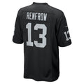 L.Raiders #13 Hunter Renfrow Black Player Jersey Stitched American Football Jerseys