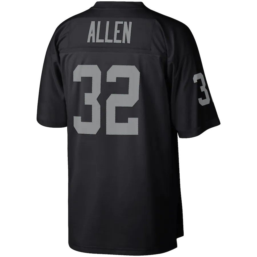 L.Raiders #32 Marcus Allen Black Retired Player Legacy Replica Jersey Stitched American Football Jerseys