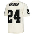 LV. Raiders #24 Charles Woodson Chainstitch Legacy Jersey - Cream Stitched American Football Jerseys