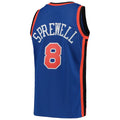 NY.Knicks #8 Latrell Sprewell Hardwood Classics 1998-99 Swingman Jersey Blue Stitched American Basketball Jersey