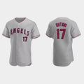 Los Angeles Angels #17 Shohei Ohtani 2020 Road Authentic JerseyC Gray Men Youth Women Baseball Jerseys