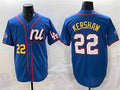Los Angeles Dodgers National League #22 Clayton Kershaw Blue 2025 All-Star Edition Limited Stitched Baseball Jersey