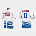 #0 MARCUS STROMAN PUERTO RICO BASEBALL 2023 WORLD BASEBALL CLASSIC JERSEYC WHITE Stitches Baseball Jerseys