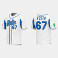 #67 MATT FESTA ITALY BASEBALL 2023 WORLD BASEBALL CLASSIC JERSEYC WHITE Stitches Baseball Jerseys