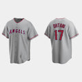 LOS ANGELES ANGELS #17 SHOHEI OHTANI ROAD REPLICA JERSEY C GRAY Stitches Baseball Jerseys