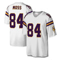 MN.Vikings #84 Randy Moss White Legacy Replica Jersey Stitched American Football Jerseys