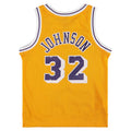 LA.Lakers #32 Magic Johnson Preschool 1984-1985 Hardwood Classics Throwback Team Jersey Gold Stitched American Basketball Jersey