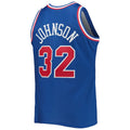 W.Conference #32 Magic Johnson Hardwood Classics 1992 All-Star Game Authentic Jersey Royal Stitched American Basketball Jersey