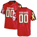 Custom M.Terrapins Under Armour Replica Jersey Football Jersey Red American Stitched College Jerseys